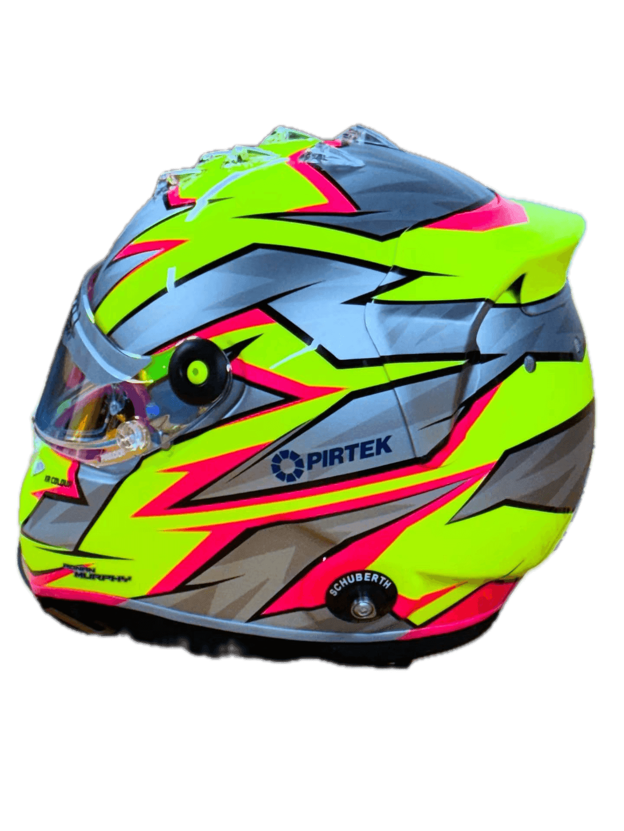 Custom neon-accent lid paint